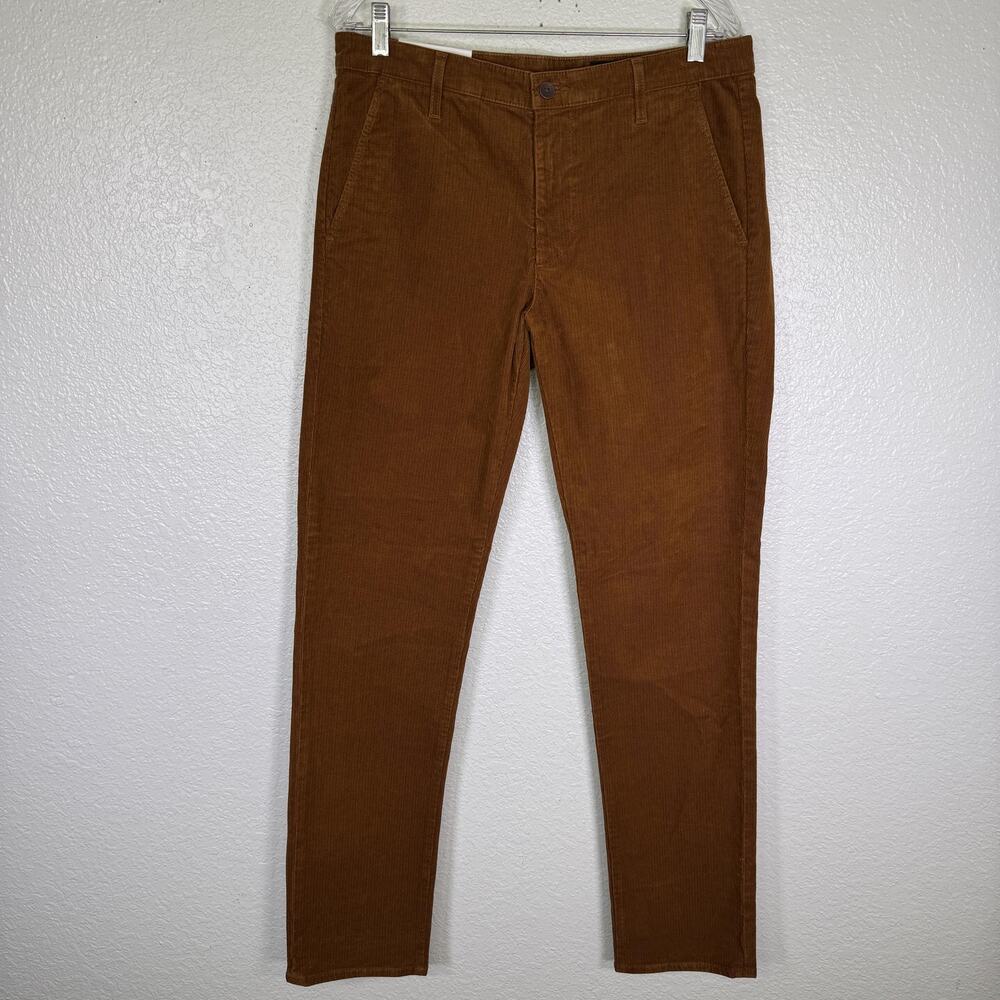 AG Adriano Goldschmied Marshall Slim Trouser Mens 32 x 33 Corduroy Chino Pants